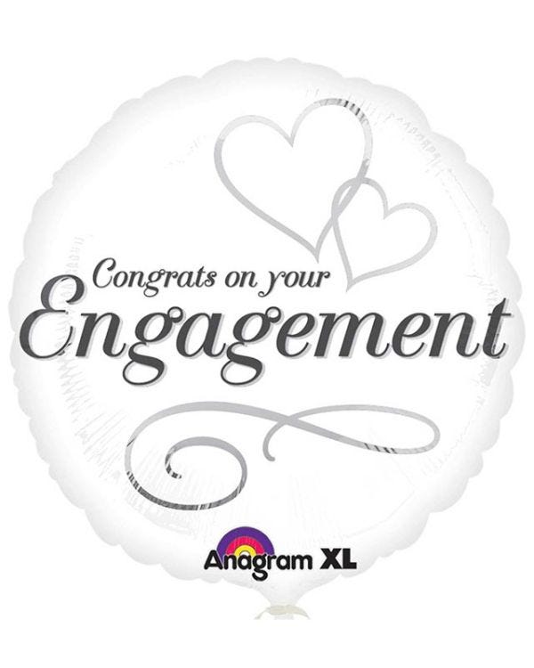 Congrats on your Engagement Balloon - 18&quot; Foil