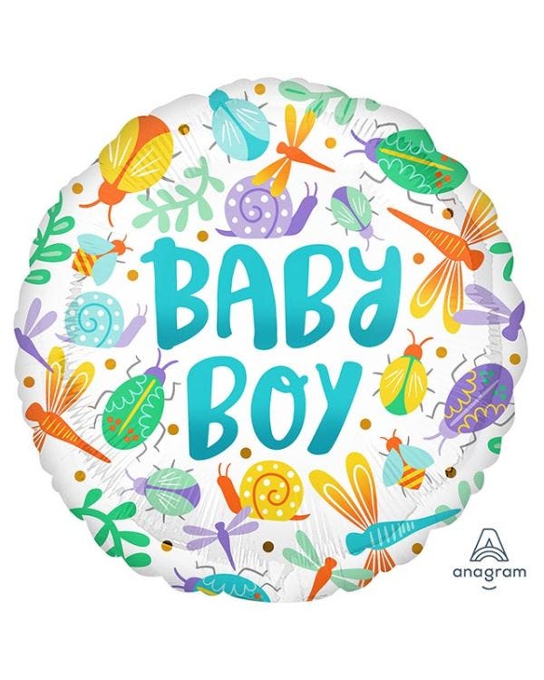 Baby Boy Nature Balloon - 18&quot; Foil