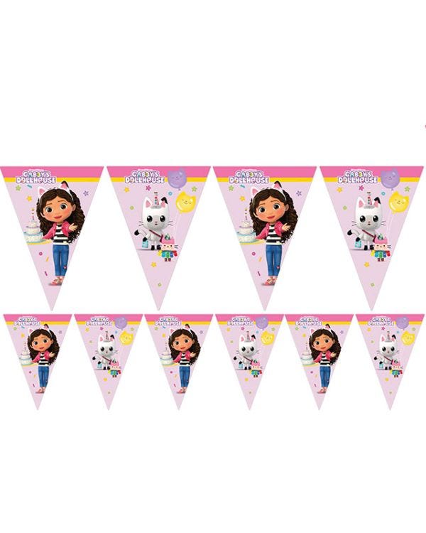 Gabby&#039;s Dollhouse Flag Banner - 2.3m