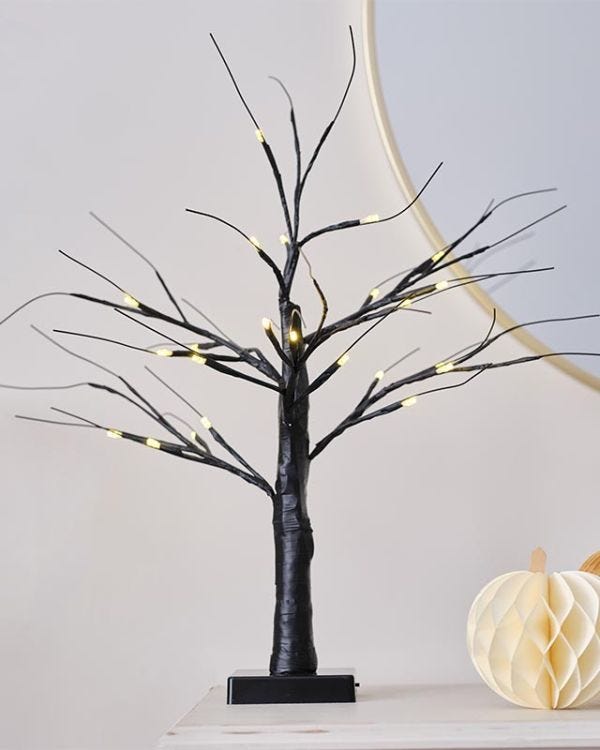 Black Light Up Small Tree