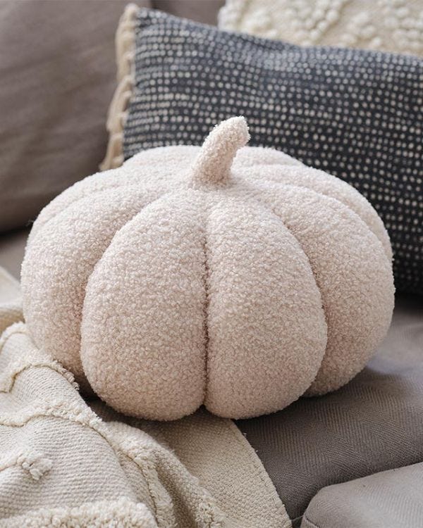 Fabric Pumpkin Decoration - Large