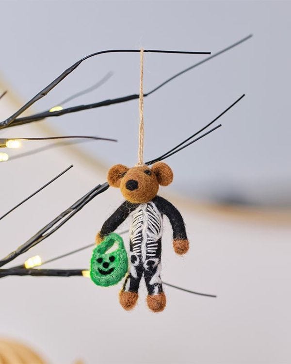Trick or Treat Skeleton Tree Decoration