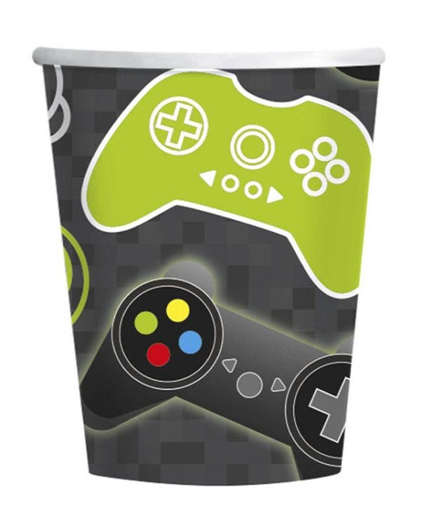 Level Up Paper Cups - 250ml (8pk)