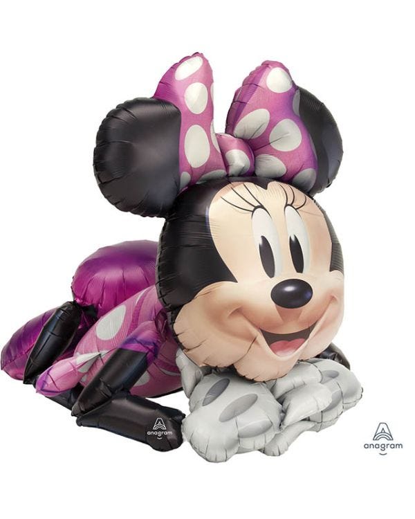 Minnie Mouse Airwalker Foil Balloon - 27&quot; X 35&quot;