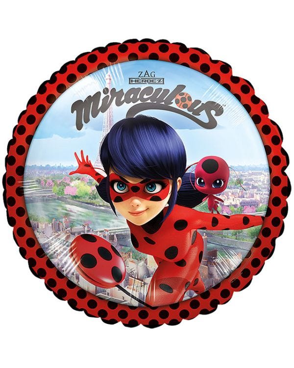 Miraculous Ladybug Balloon - 18&quot; Foil
