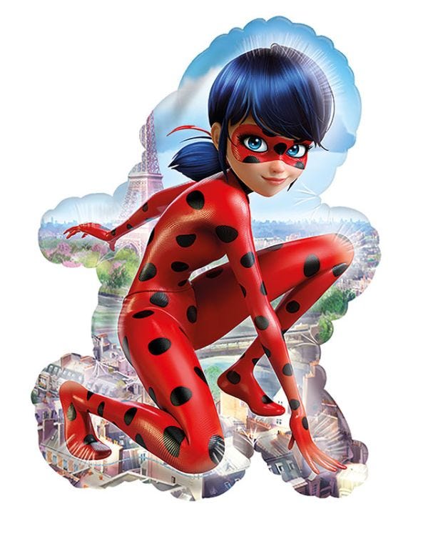 Miraculous Ladybug SuperShape Balloon - 34&quot; Foil