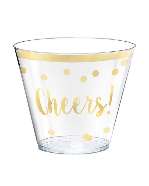 New Year&#039;s Cheers Tumbler - 266ml (30pk)