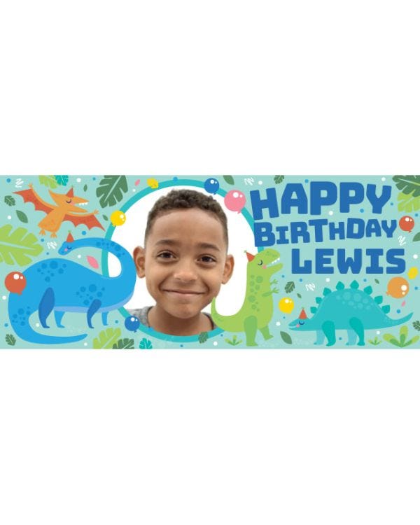 Dinosaur Personalised Banner