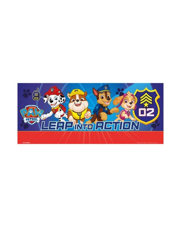 Puppy Watch Blue Personalised Banner