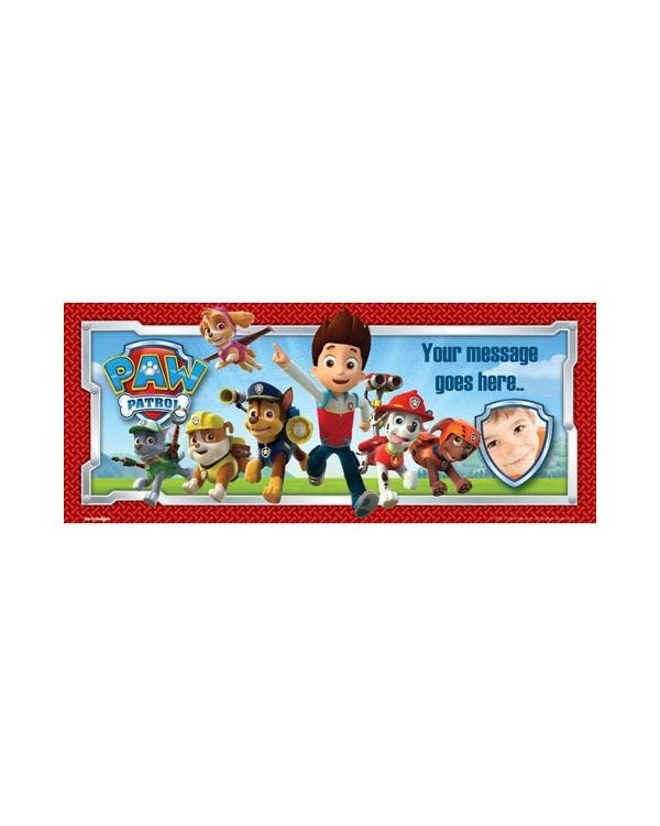 Puppy Watch Pups Personalised Banner