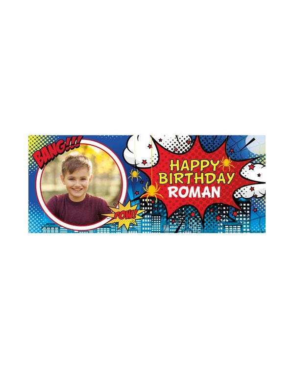 Superhero Personalised Banner