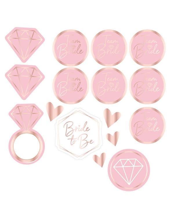 Team Bride Temporary Tattoos (6pk)