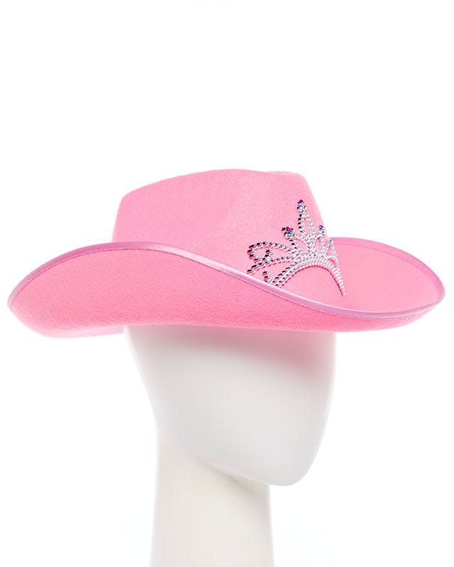 Pink Sequin Cowgirl Hat | Party Delights