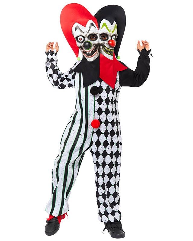 Two Faced Clown - Childs Costume | Party Delights