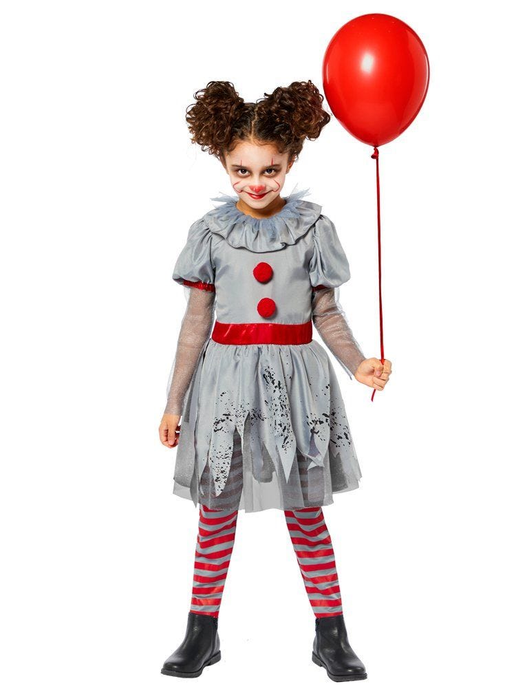 Bad Girl Clown - Child and Teen Costume | Party Delights