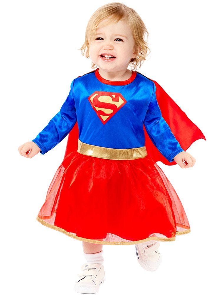 Little Supergirl - Baby and Toddler Costume | Party Delights