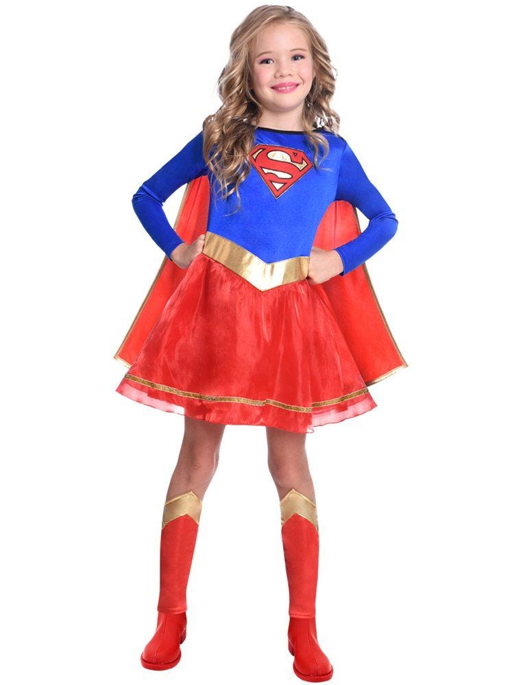 Classic Supergirl - Child Costume | Party Delights