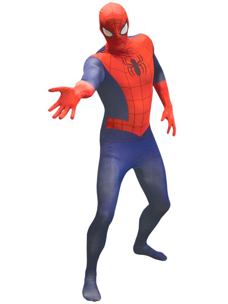 Ultimate Spiderman Morphsuit - Adult Costume | Party Delights