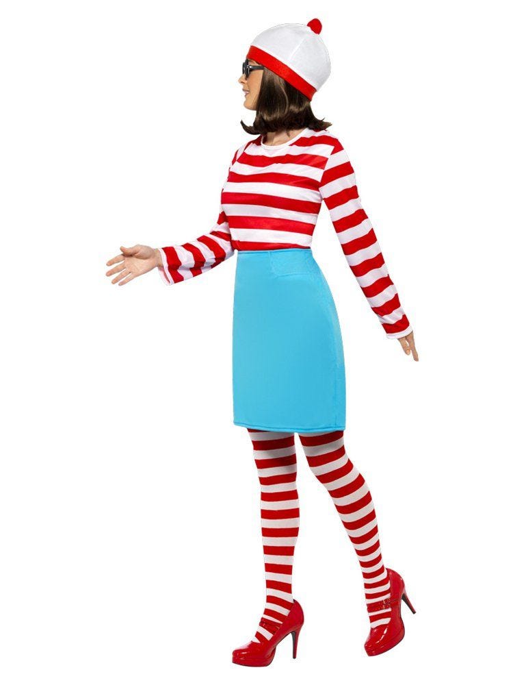 Wheres Wally Wenda - Adult Costume | Party Delights