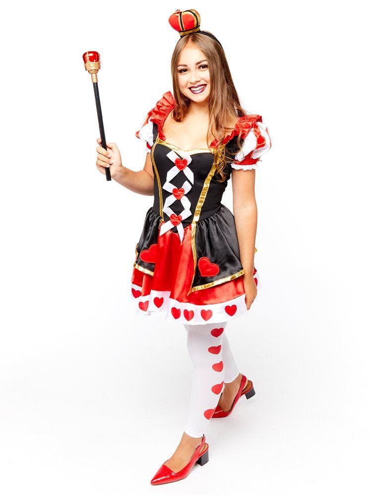 Miss Queen Of Hearts - Child And Teen Costume | Party Delights