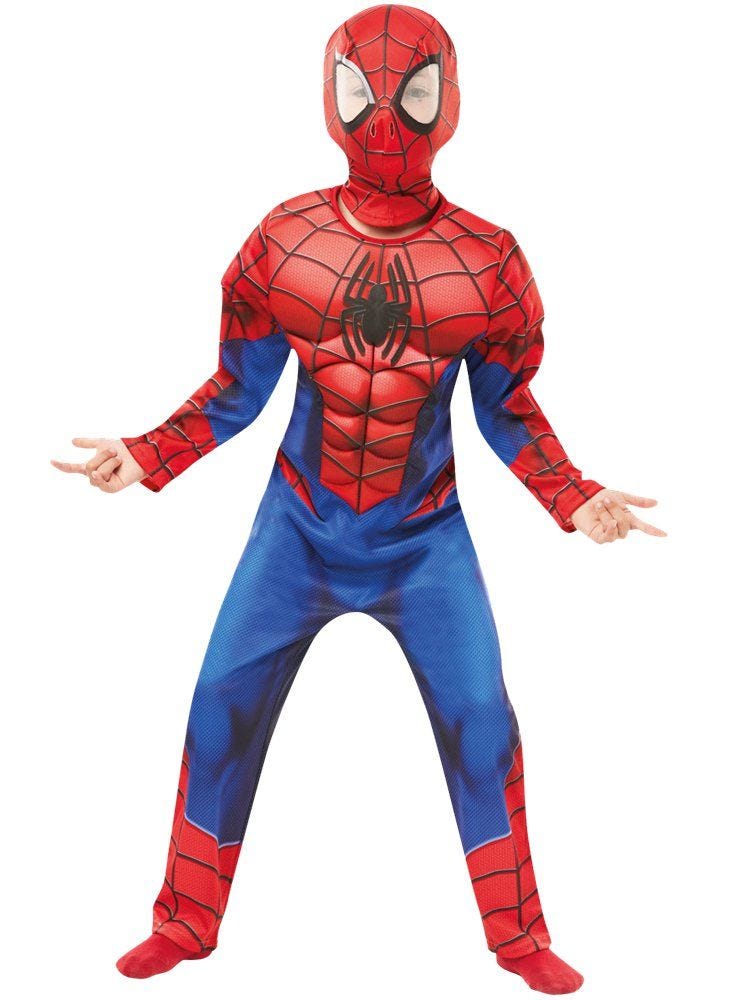 Spiderman Deluxe Padded Chest - Child Costume | Party Delights