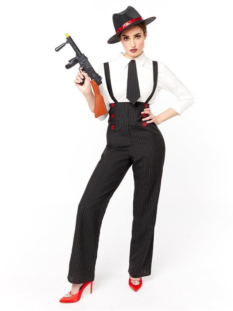 Gangster Lady - Adult Costume | Party Delights