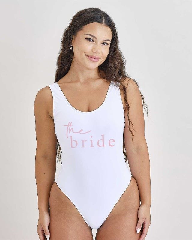 White Bride Swimsuit Adult Costume Party Delights