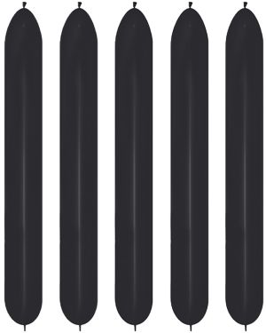 Link-O-Loon 660 Fashion Black Latex Balloons (50pk)