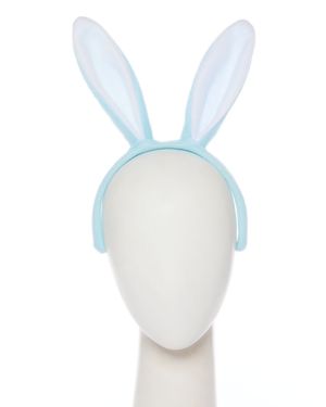 Blue Bunny Ears Headband