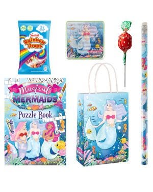 Mermaid Pre-Filled Sweet Party Bags for 10