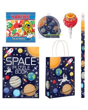 Space Pre-Filled Sweet Party Bags for 10