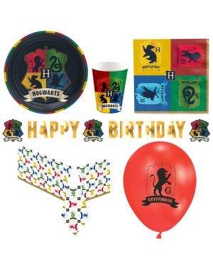 Harry Potter Houses - Deluxe Party Pack For 8