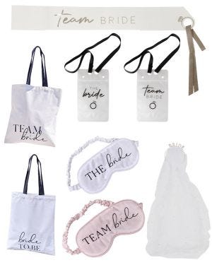 Bride &amp; Bridemaids Hen Party Pamper Kit for 7