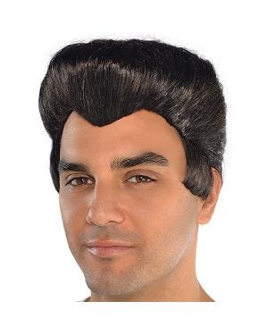 50s Black Wig