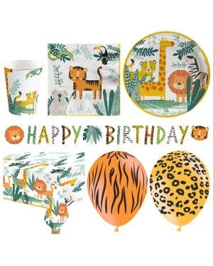 Get Wild Safari Party Super Deluxe Party Pack