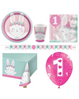 Birthday Bunny - Deluxe Party Pack for 8