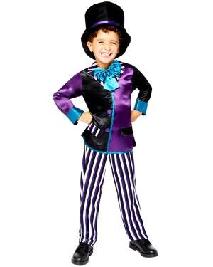 Dark Mad Hatter Boy - Child and Teen Costume