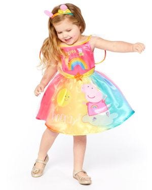 Peppa Pig Rainbow Fairy - Toddler and Child Costume