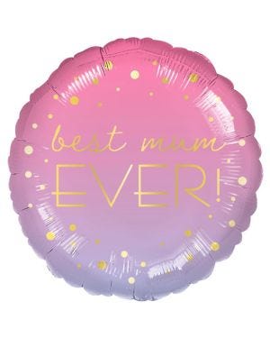 Ombre Best Mum Ever Foil Balloon - 18&quot;