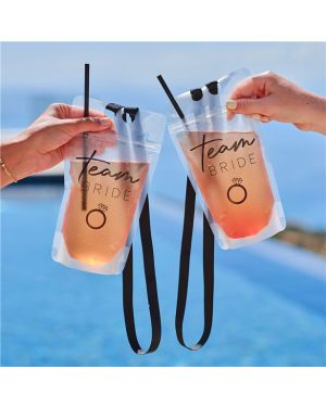 Team Bride Drinking Pouch (6pk)