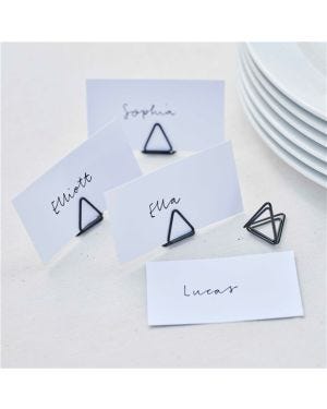 Contemporary Wedding Place Card Holders (6pk)