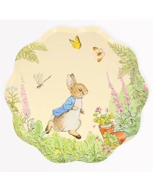 Peter Rabbit In The Garden Paper Plates - 26cm (8pk)