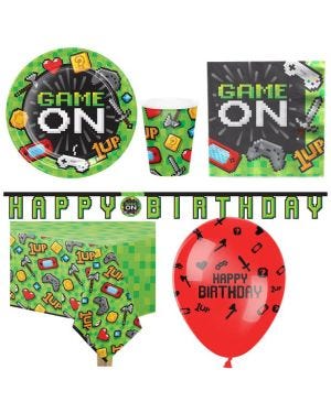 Game On - Deluxe Party Pack for 8