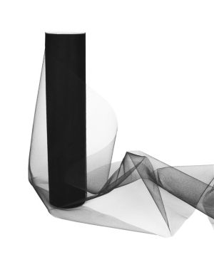 Black Tulle Roll - 30cm x 25m