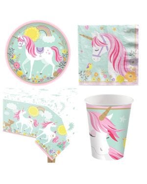 Magical Unicorn Party Pack - Value Pack For 8