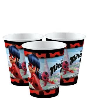 Miraculous Ladybug Paper Cups - 250ml (8pk)