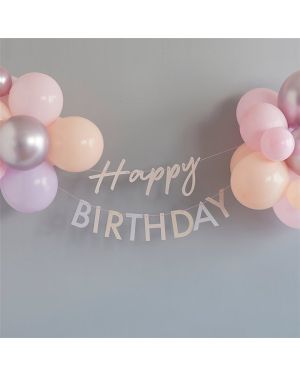 Happy Birthday Balloons &amp; Bunting Kit