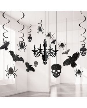 Glitter Chandelier Decorations Kit - 60cm (17pk)