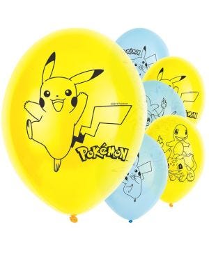 Pokémon Latex Balloons - 11&quot; (6pk)