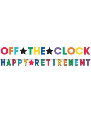 Officially Retired Jumbo Letter Banner (2pk)